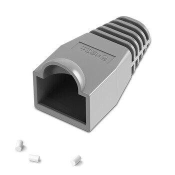 神盾卫士（SDWS）水晶头保护套五类六类网线水晶头护套RJ45电脑网络护套50个装蓝色SJH-C54