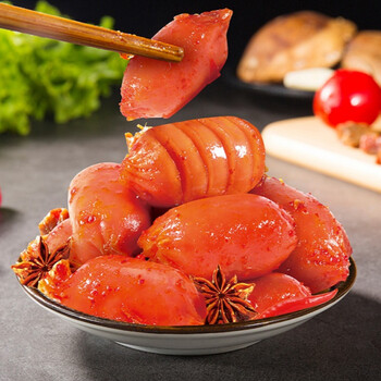 烤香肠即食混合风味热狗迷你波波肠香辣原味小吃休闲整箱零食共120粒2