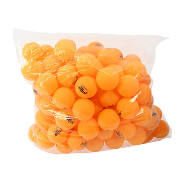 红双喜DHS红双喜赛顶黄一星训练乒乓球大包装120只装