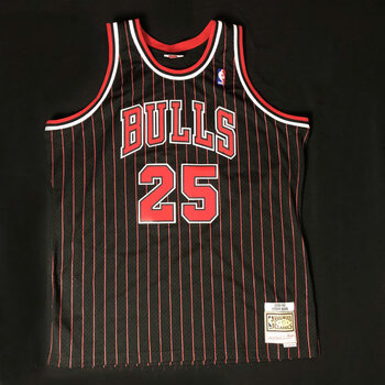 sports)mitche & ness  mn公牛队 科尔大码球衣薯条复古nba篮球服