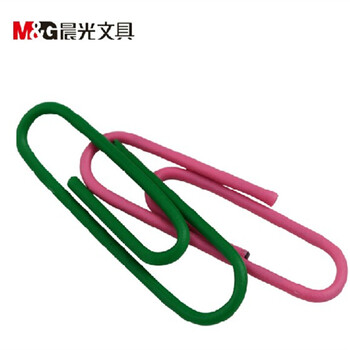  晨光文具 回形针 ABS91699 盒装彩色回形针 曲别针 桌面办公用品  10盒装