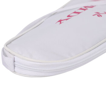 尤迪曼羽毛球拍包拍套拍袋粉白色(可装2支球拍)