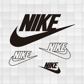 耐克nike标志logo个性创意雕刻镂空汽车贴纸潮流电动车反光装饰贴