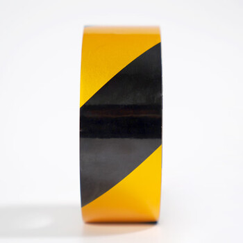 天章办公(TANGO)PET反光警示胶带黑黄斜纹50mm*45米*1卷工厂仓库操作间地标线地面安全定位胶带标识警示贴 天章办公(TANGO)PET反光警示胶带黑黄斜纹50mm*45米*1卷工厂仓库操作间地标线地面安全定位胶带标识警示贴