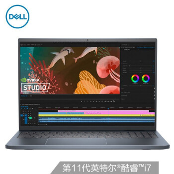 戴尔笔记本电脑Dell灵越16Plus 16英寸轻薄全能本NVIDIA Studio i7-11800H 32G 1TB RTX3060 3K屏