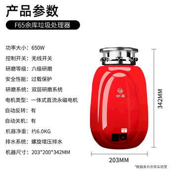 余库F65垃圾处理器好不好优缺点实情？良心评测