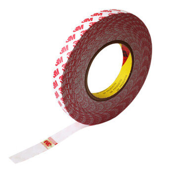 3M双面胶贴春联对联婚房装饰无纺布半透明棉贴春联耐高温55236双面胶带10mm长50m厚0.12mm