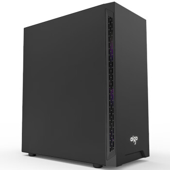 爱国者（aigo）A15 黑色 台式电脑主机箱 支持ATX主板/USB3.0/不侧透/240冷排/宽体机箱