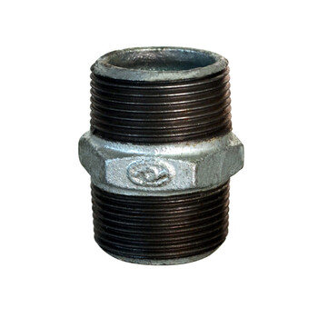 中部工品 玛钢镀锌管件直接接头六角外丝内接对丝直接 dn40