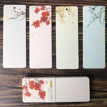 鹤彩书签纸空白 手写书法书签空白自制可写字古诗古风手绘古典中国风