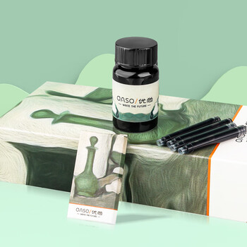 【开学必备】优尚(OASO)钢笔礼盒学生莫兰迪蓝F尖商务男女礼物毕加索旗下出品A8119 【开学必备】优尚(OASO)钢笔礼盒学生莫兰迪蓝F尖商务男女礼物毕加索旗下出品A8119