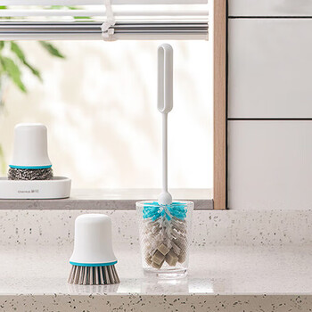 茶花 长柄杯刷 奶瓶刷尼龙海绵双效洗刷杯子神器洗水杯清洁刷子* 茶花 长柄杯刷 奶瓶刷尼龙海绵双效洗刷杯子神器洗水杯清洁刷子*