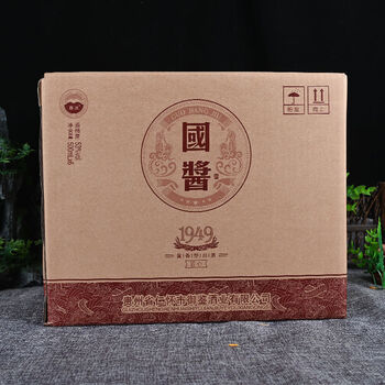 贵州国酱1949酒酱香纯粮礼盒白酒53度经典酱香礼盒装整箱6瓶装带礼盒