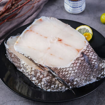 大块新鲜鳕鱼块深海鳕鱼片进口鳕鱼排鳕鱼段冷冻鳕鱼肉无冰衣腾旺纳跃