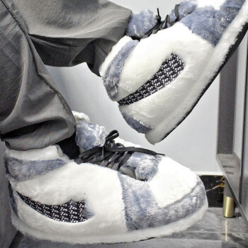 aj1灰白联名【高端品质】 居家棉鞋底【34-46均码可穿】