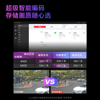 HIKVISION海康威视监控摄像头家用600万超高清监控器室内室外POE供电防水夜视手机远程家庭3T67SWDV3-L 6MM