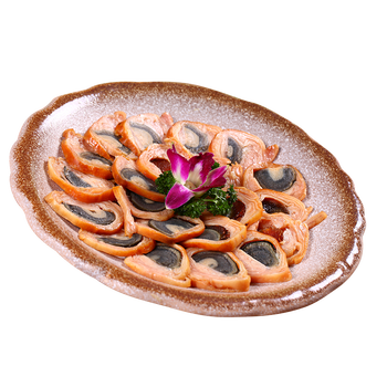 闽南皮蛋卷泉州福建鸭皮卷鲍鱼卷开袋即食黑松露卷海参卷皮蛋卷4条