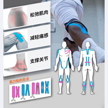 驰动肌肉贴运动绷带弹力性肌贴自粘肌内效贴拉伤运动胶带贴布5cmx5m黑 驰动肌肉贴运动绷带弹力性肌贴自粘肌内效贴拉伤运动胶带贴布5cmx5m黑