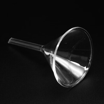 冰禹 BYhb-11 实验室三角漏斗 高硼硅漏斗玻璃漏斗 分离漏斗实验用品 短管 60mm