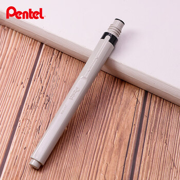 派通（Pentel ）科学毛笔 国风练字绘画软毛笔XFP-AD科学毛笔替芯（XFP6L专用替芯）米白色杆