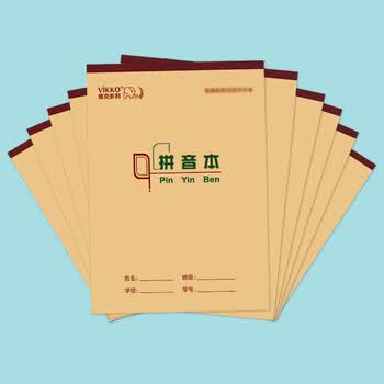 多利博士10本 16K22张汉语拼音本 小学生作业本拼音字母练习本竖翻作业本河北地区指定16开大号加厚笔记本
