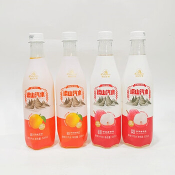 laoshan青岛崂山汽水金桔味荔枝味500ml*4瓶青岛特产 荔枝味500ml*4瓶
