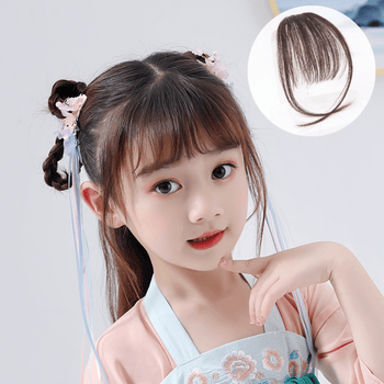 二次元眉上刘海网红刘海假发女日系可爱二次元眉上刘海自然仿真儿童