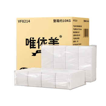唯依美餐巾纸双层约5500张餐厅饭店酒店方巾纸20斤装整箱 VF8214 唯依美餐巾纸双层约5500张餐厅饭店酒店方巾纸20斤装整箱 VF8214