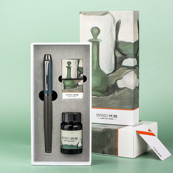 【开学必备】优尚(OASO)钢笔礼盒学生莫兰迪蓝F尖商务男女礼物毕加索旗下出品A8119 【开学必备】优尚(OASO)钢笔礼盒学生莫兰迪蓝F尖商务男女礼物毕加索旗下出品A8119