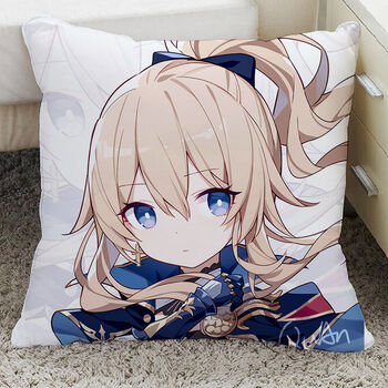 元神周边抱枕原神定制动漫卡通二次元玩偶枕头甘雨心海胡桃魈可莉雷电
