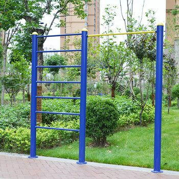 学校公园路径小区健身体育户外攀爬肋木架单杠高低杠 加强肋木单杠