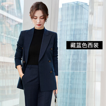 西装外套女秋冬厚2021新款西服套装时尚气质高端职业正装休闲上衣