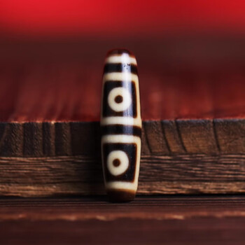 超激レア珍品‼︎ 古代丸型　虎牙四眼天珠 四眼天珠图片- 京东