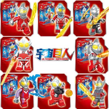 (lego)乐高男孩奥特曼积木玩具系列赛罗捷德泰迦变形机甲超大号人仔