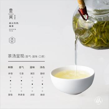 峨眉山有机茶绿茶雪芽黑标峨眉山茶120g 2026年明前礼盒新茶叶 端午父亲节礼物
