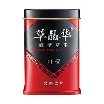 草晶华山楂破壁饮片2g*20袋/罐 5罐装