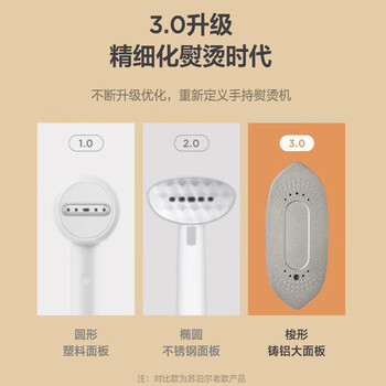 苏泊尔（SUPOR）手持挂烫机 蒸汽挂烫机便携式手持熨烫机小型电熨斗 干湿双熨 旅游出差 商超款 GH-200C