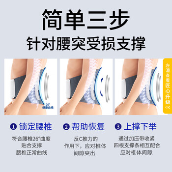 WSPEN德国医用护腰带腰间盘突出腰带神器腰肌劳损腰部支撑透气腰托男女