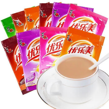 优乐美奶茶袋装6味50包组合原味香芋草莓麦香巧克力咖啡混合粉状速溶
