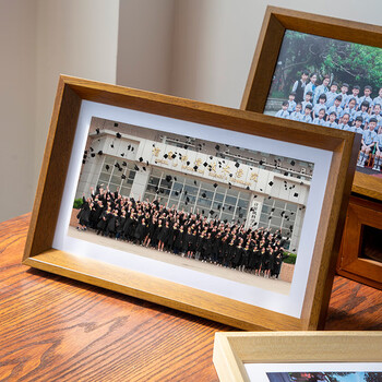 盛洛侠全家福相框 毕业照相框大合影集体照家用全家福纪念合照照 6*10