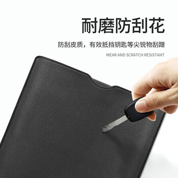 BUBM笔记本电脑内胆包适用苹果macbook pro13.3英寸保护套微软surface por7保护套 黑色
