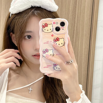 鸿励 可爱kitty猫适用苹果14promax手机壳女款女生iphone14镜头全包13