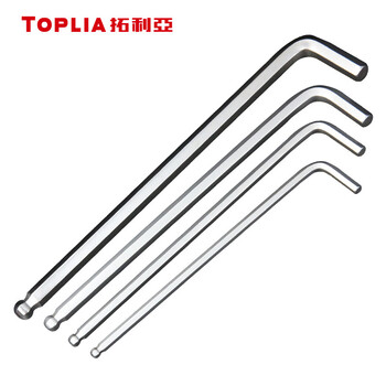 拓利亚（TOPLIA） 特长球头内六角扳手9件套 内六角螺丝刀扳手 WR017026