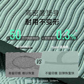 Keep跳绳减震垫女士隔音静音150*70cm加厚运动有绳无绳跳绳室内家用