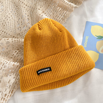 瓜皮帽冬天男骑行包头帽护耳光头帽冒子冷帽冬帽骑车保暖黄色m5658cm