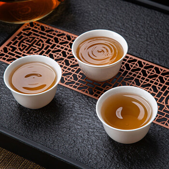 星坊一次性功夫茶杯60ml小茶杯高档耐热品茗茶杯100只+杯架