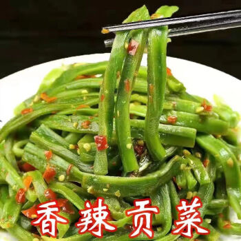 勝奇味濃湖南超脆嫩貢菜響菜下飯菜辣椒醬香辣麻辣拌麵小吃零食下飯菜