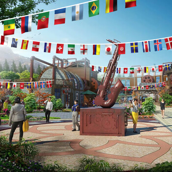 贸丰 各国国旗吊旗悬挂串旗酒吧活动教室布置装饰旗帜【8号各国】50面旗 约15米/1条