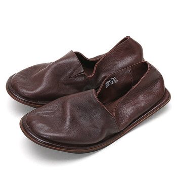 bright feather渔夫鞋男一脚蹬男鞋懒人鞋休闲鞋男夏季豆豆鞋乐福鞋男