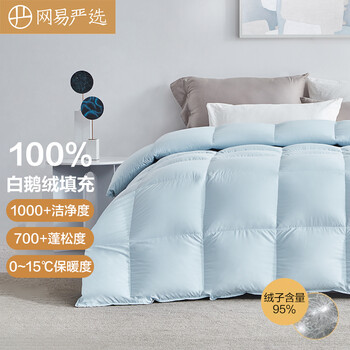 网易严选95%高纯白鹅绒羽绒被 升级防螨好不好优缺点实情？良心评测